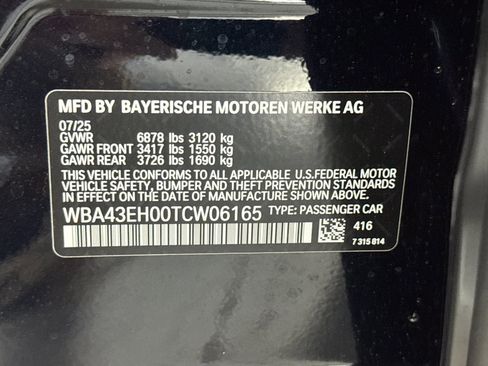 New 2026 BMW 750e xDrive AWD/4WD image 20
