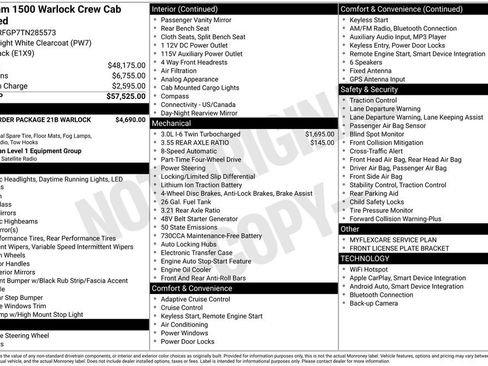 New 2026 RAM 1500 Classic Warlock AWD/4WD image 27