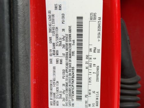 Used 2019 Ford F150 XL w/ Equipment Group 101A Mid RWD image 35