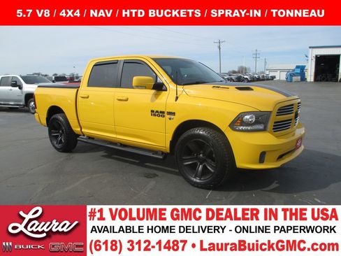 Used 2016 RAM 1500 Sport w/ Stinger Yellow Sport Package image 1