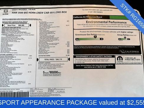 New 2024 RAM 3500 Big Horn w/ Safety Group image 5