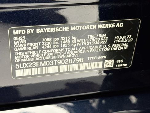 Used 2026 BMW X7 xDrive40i w/ M Sport Package AWD/4WD image 35