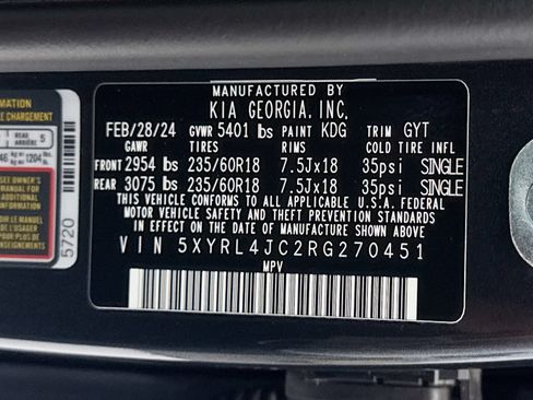 Used 2024 Kia Sorento S FWD image 36