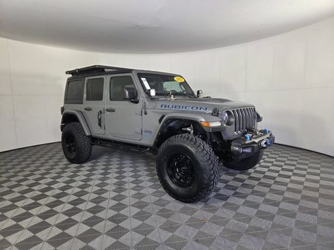 Used 2022 Jeep Wrangler Unlimited Rubicon 4xe w/ Steel Bumper Group AWD/4WD image 2