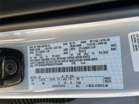 Used 2025 Ford F150 STX w/ STX Black Appearance Package image 32