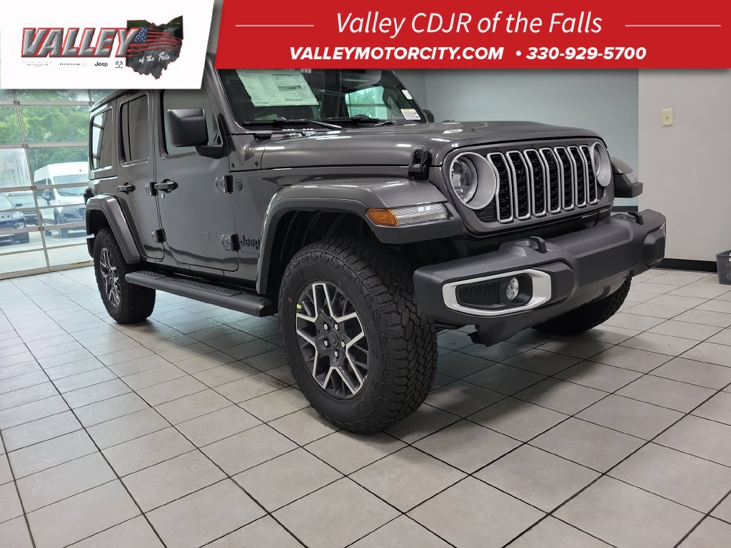 New 2026 Jeep Wrangler Unlimited Sahara w/ Technology Group AWD/4WD 360° Tour
