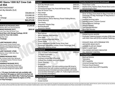 Used 2021 GMC Sierra 1500 SLT w/ SLT Premium Plus Package AWD/4WD image 24