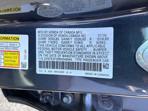 Used 2024 Honda Civic LX image 14