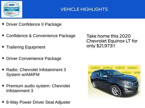 Used 2020 Chevrolet Equinox LT AWD/4WD image 18