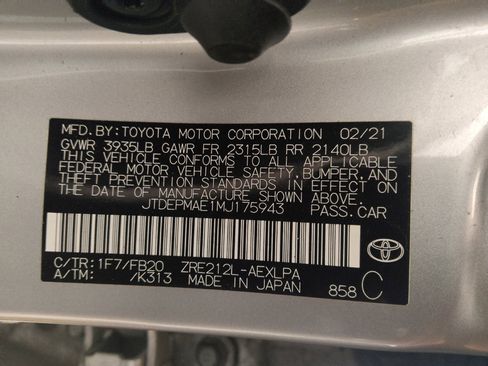 Used 2021 Toyota Corolla LE FWD image 33