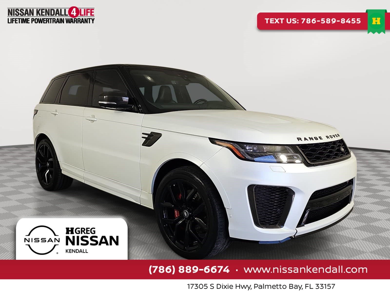 Used 2018 Land Rover Range Rover Sport SVR AWD/4WD image 1