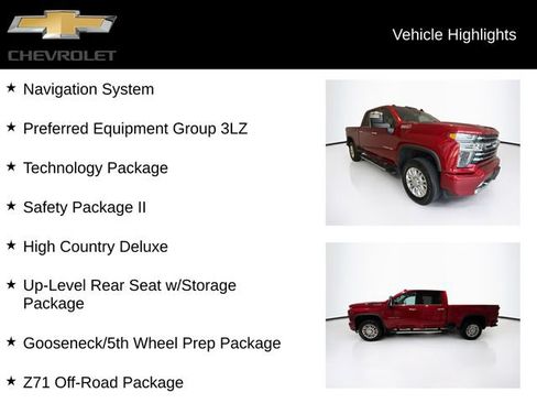 Used 2022 Chevrolet Silverado 3500 High Country w/ Z71 Off-Road Package AWD/4WD image 5