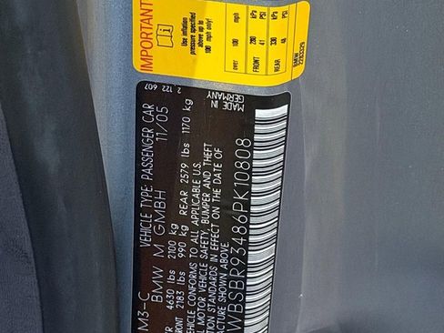 Used 2006 BMW M3 Convertible image 20