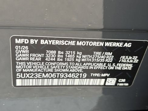 New 2026 BMW X7 xDrive40i w/ M Sport Package AWD/4WD image 23
