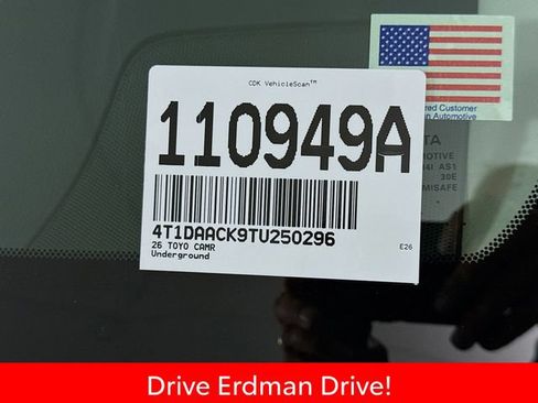 Certified 2026 Toyota Camry LE FWD image 11