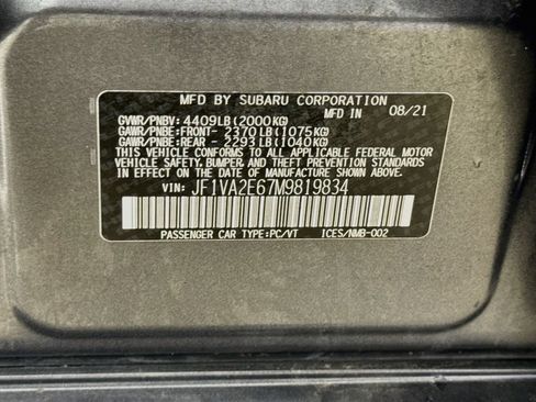 Used 2021 Subaru WRX STI w/ Popular Package #3 (IZT) AWD/4WD image 28