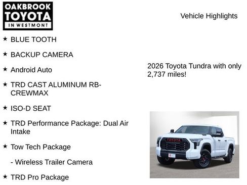 Certified 2026 Toyota Tundra TRD Pro AWD/4WD image 6