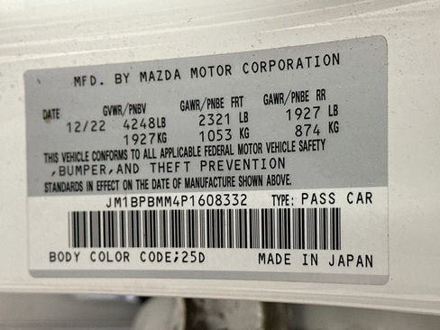 Used 2023 MAZDA MAZDA3 s AWD/4WD image 12