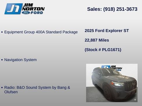 Used 2025 Ford Explorer ST AWD/4WD image 9