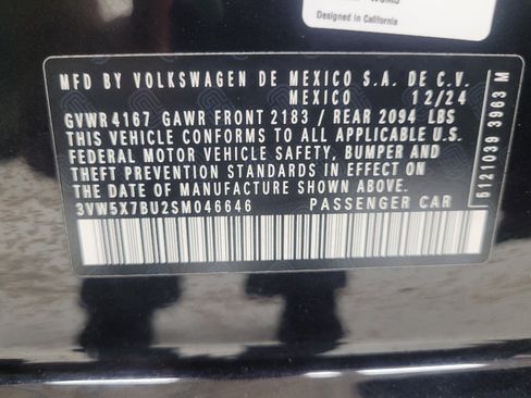 Used 2025 Volkswagen Jetta S FWD image 33