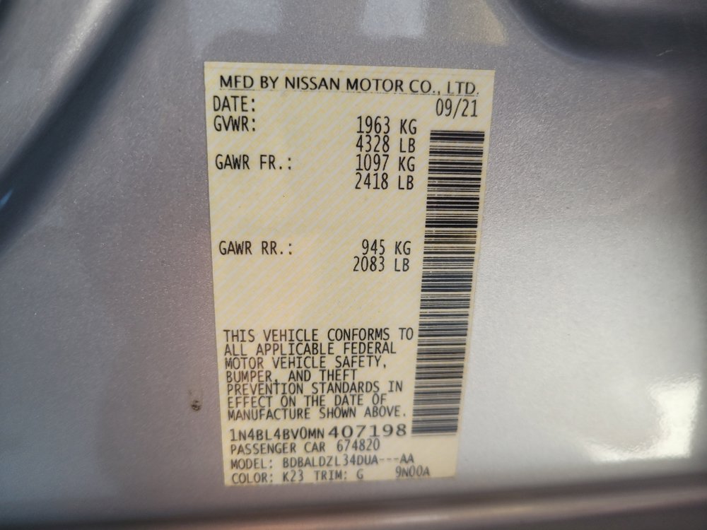 Used 2021 Nissan Altima 2.5 S FWD image 33