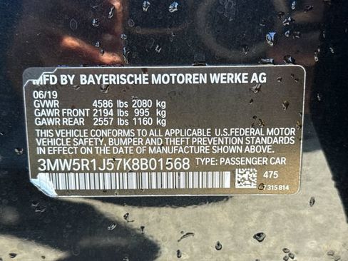 Used 2019 BMW 330i Sedan w/ Premium Package RWD image 19