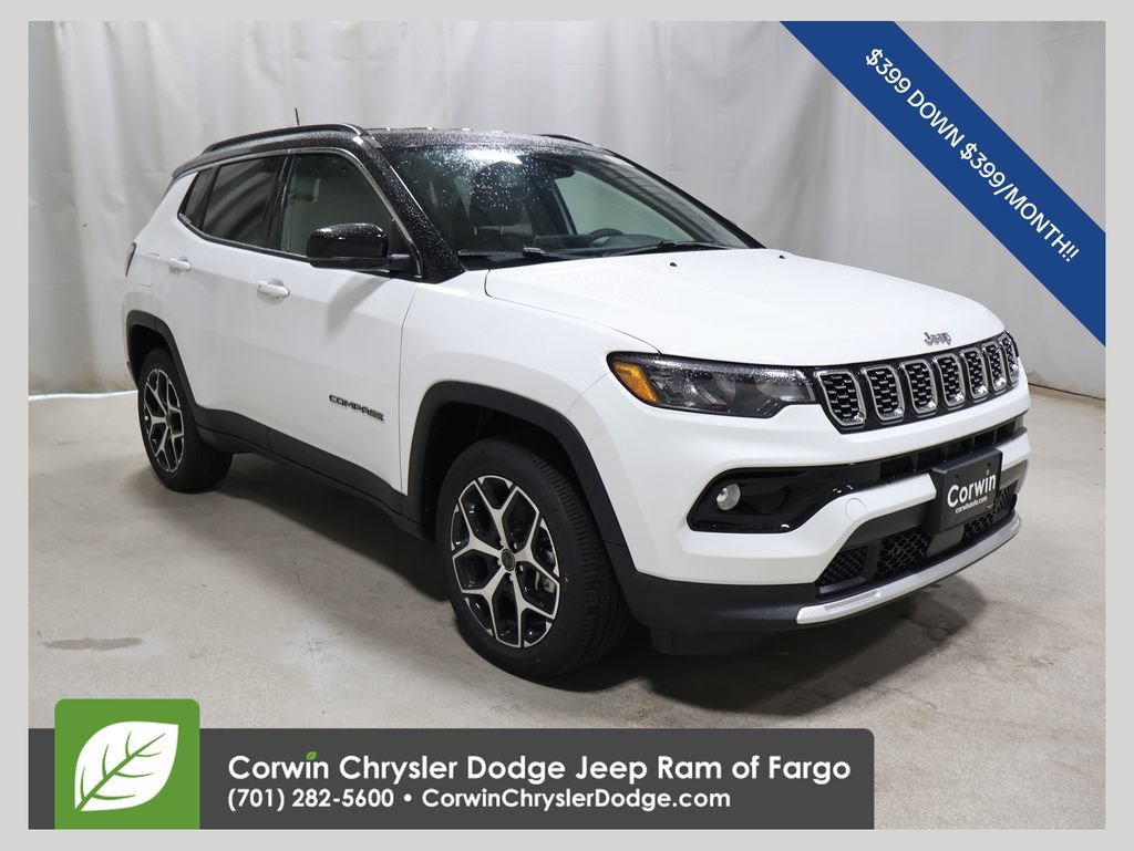 New 2026 Jeep Compass Limited AWD/4WD 360° Tour