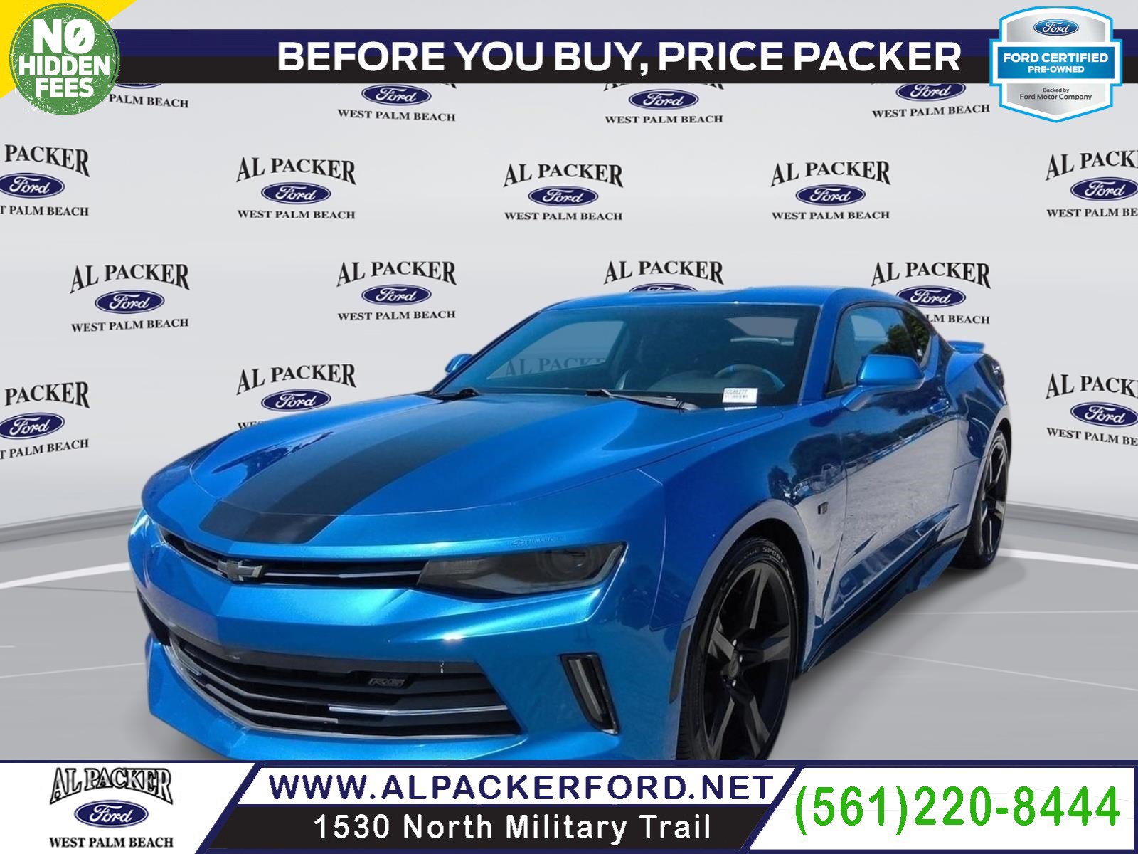Used 2018 Chevrolet Camaro LT w/ RS Package RWD image 1