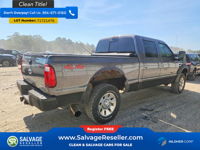 Used 2008 Ford F250 4x4 Crew Cab Super Duty image 4