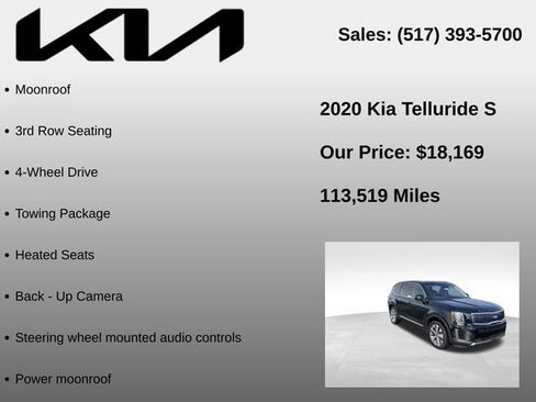 Used 2020 Kia Telluride S image 5