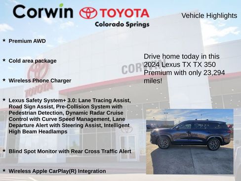 Used 2024 Lexus TX 350 AWD image 6