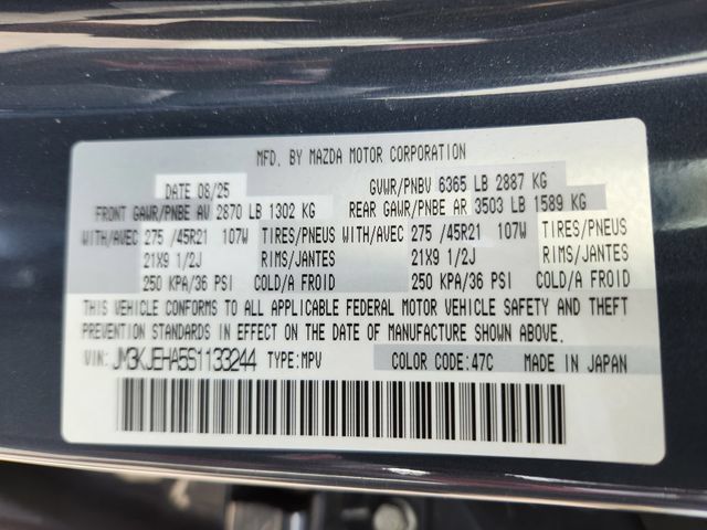 Certified 2025 MAZDA CX-70 Plug-In Hybrid w/ Premium Plus AWD/4WD image 28