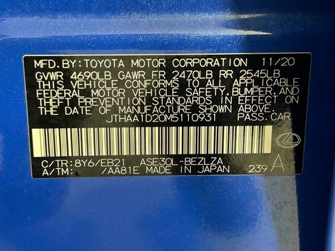 Used 2021 Lexus IS 300 w/ Accessory Package RWD image 39