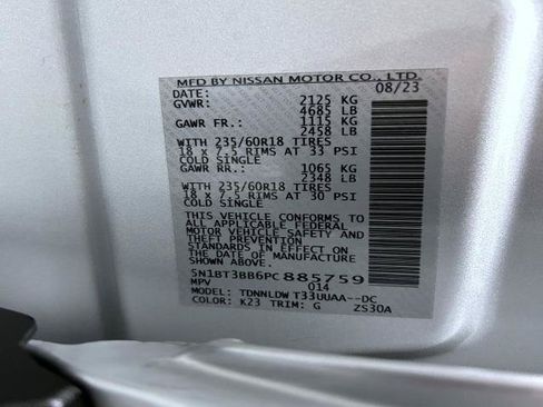 Certified 2023 Nissan Rogue SV w/ SV Premium B Package AWD/4WD image 25