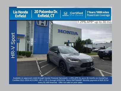 Certified 2024 Honda HR-V Sport