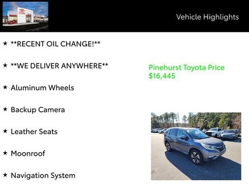 Used 2016 Honda CR-V Touring image 19