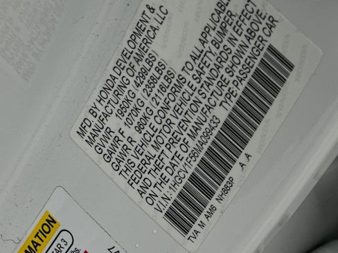 Certified 2021 Honda Accord EX-L image 28