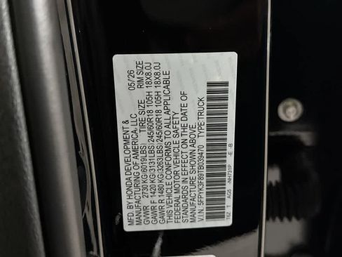 New 2026 Honda Ridgeline Black Edition image 28