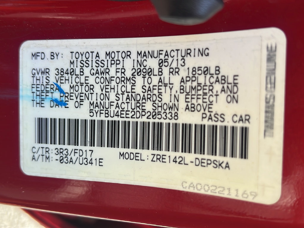 Used 2013 Toyota Corolla S w/ Premium Pkg FWD image 23