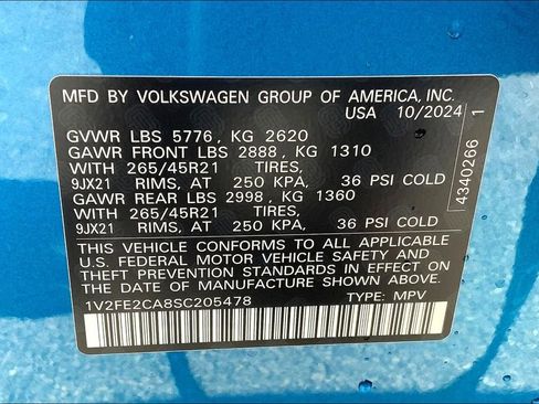 New 2025 Volkswagen Atlas Cross Sport SEL Premium R-Line image 36