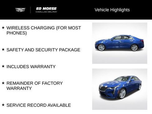 Certified 2024 Cadillac CT4 Premium Luxury w/ Climate Package RWD image 12