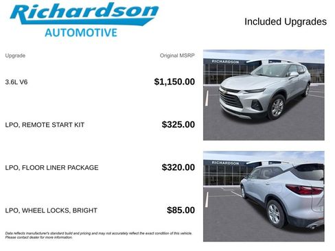 Used 2021 Chevrolet Blazer LT w/ LPO, Floor Liner Package image 6