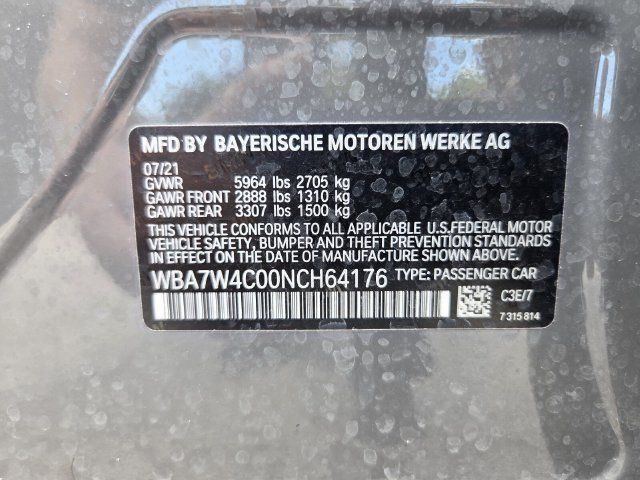 Used 2022 BMW 745e xDrive w/ M Sport Package AWD/4WD image 21