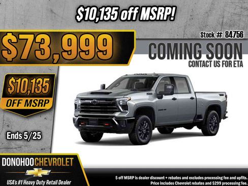 New 2026 Chevrolet Silverado 2500 LTZ w/ Trail Boss Package AWD/4WD image 1