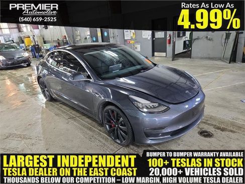 Used 2020 Tesla Model 3 Performance image 1