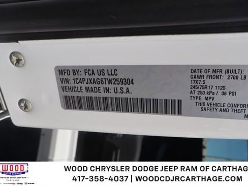 New 2026 Jeep Wrangler Sport AWD/4WD image 15