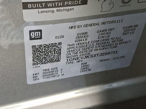 New 2026 Chevrolet Traverse Z71 w/ Enhanced Driving Package image 18