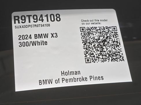 Certified 2024 BMW X3 sDrive30i w/ Convenience Package image 32