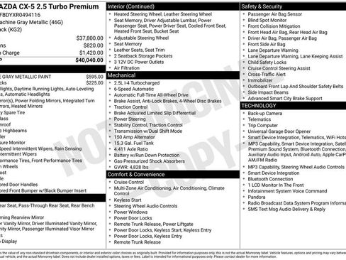 Used 2024 MAZDA CX-5 2.5 Turbo w/ Premium Package AWD/4WD image 2