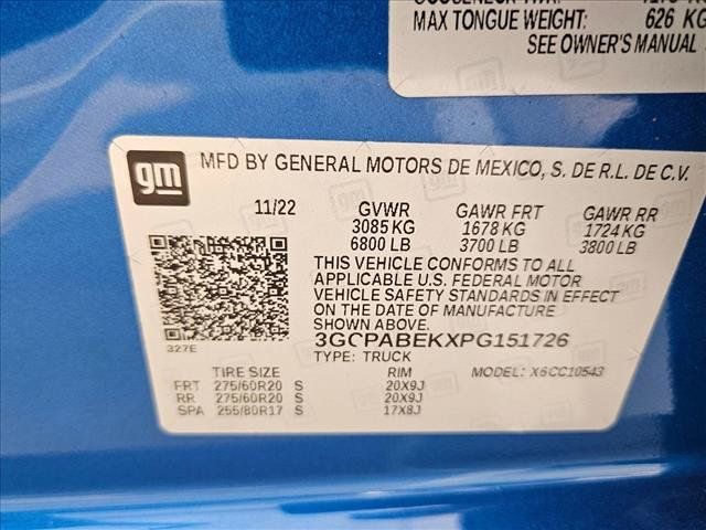 Used 2023 Chevrolet Silverado 1500 Custom RWD image 19